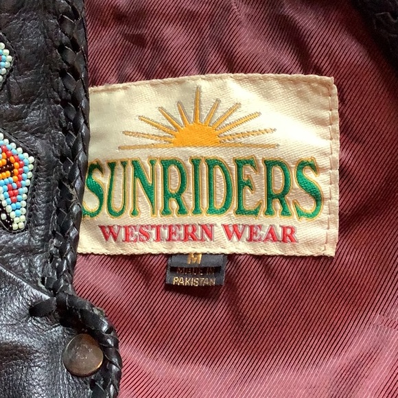 Western style motorcycle jacket - Picture 3 of 8